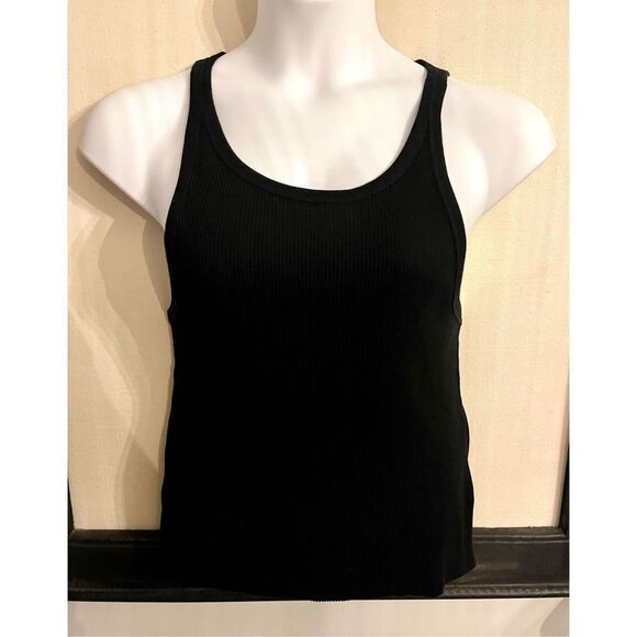 Cotton On Black Ribbed Tank Top - Size 20 - Picture 4 of 7